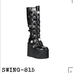 Demonias: swing-815 platform boots